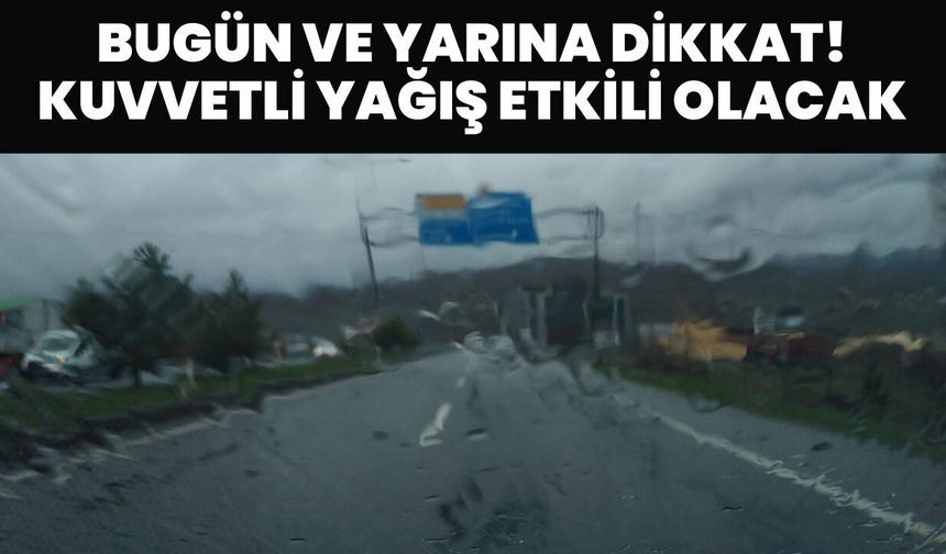 Bingöl’de Bugün ve Yarına Dikkat! Kuvvetli Yağış Etkili Olacak