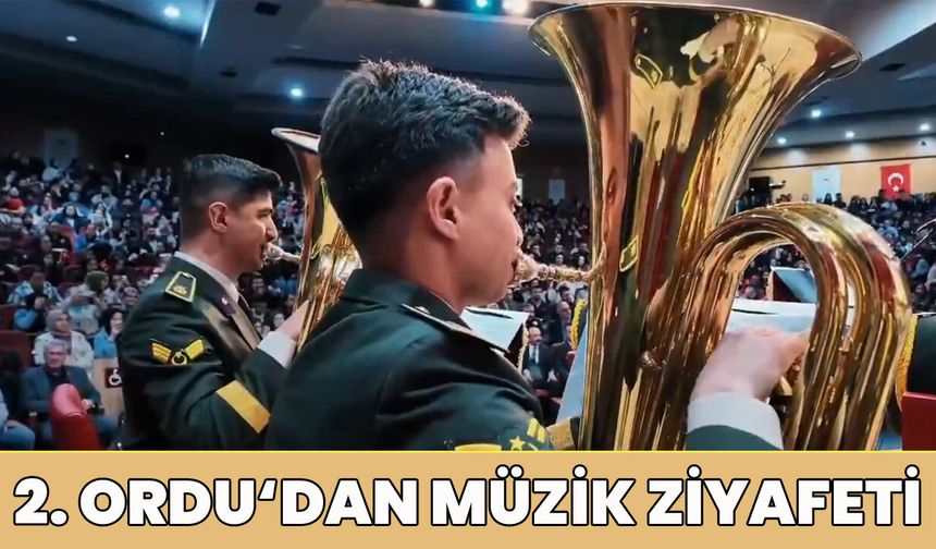 Bingöl'de 2. Ordu'dan Müzik Ziyafeti