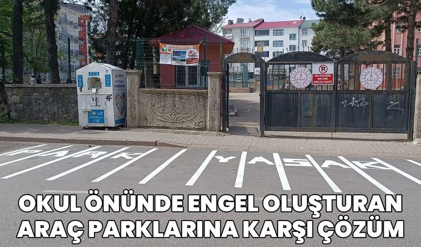 Bingöl’de Okul Önündeki Araç Parkı Sorununa Öğretmenlerden Çözüm