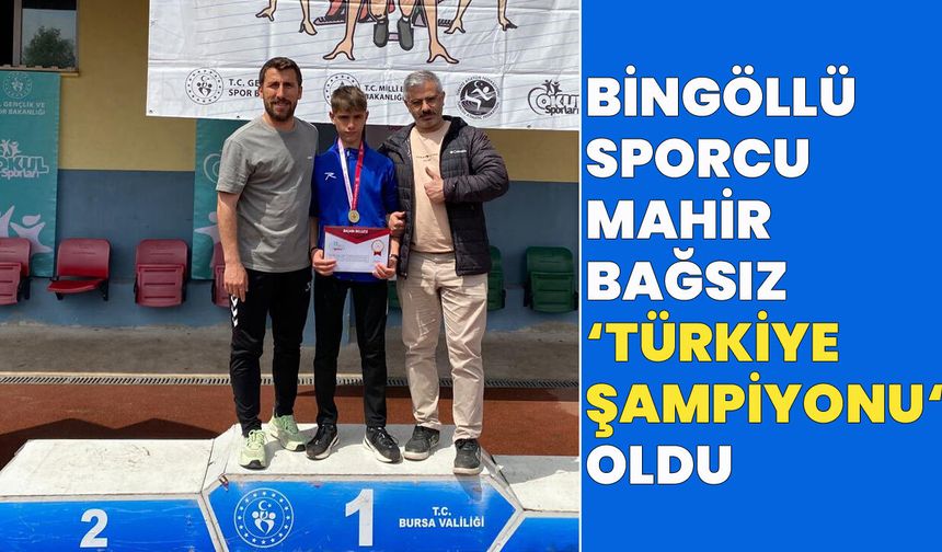 Bingöllü Sporcu 'Türkiye Şampiyonu' Oldu