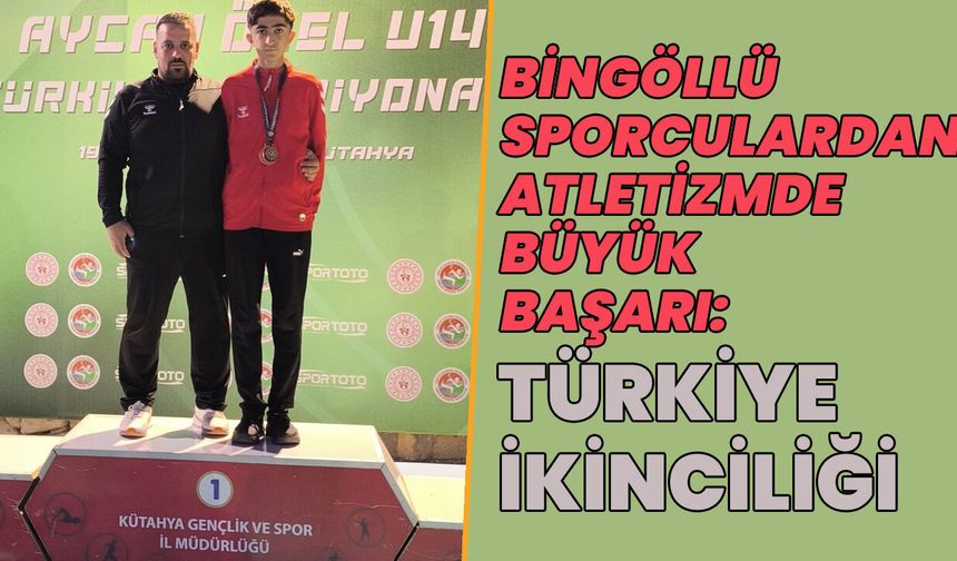 Bingöllü Atletlerden Türkiye Şampiyonası'nda Büyük Başarı