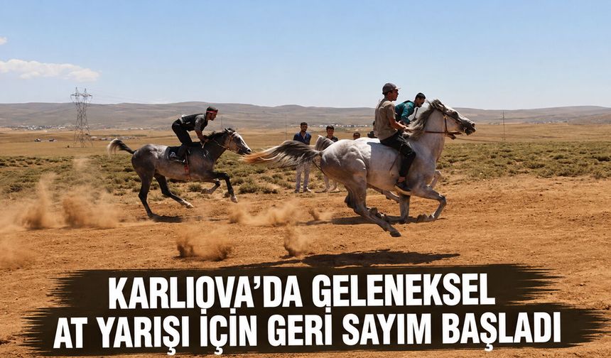 Karlıova’da Geleneksel At Yarışı İçin Geri Sayım Başladı