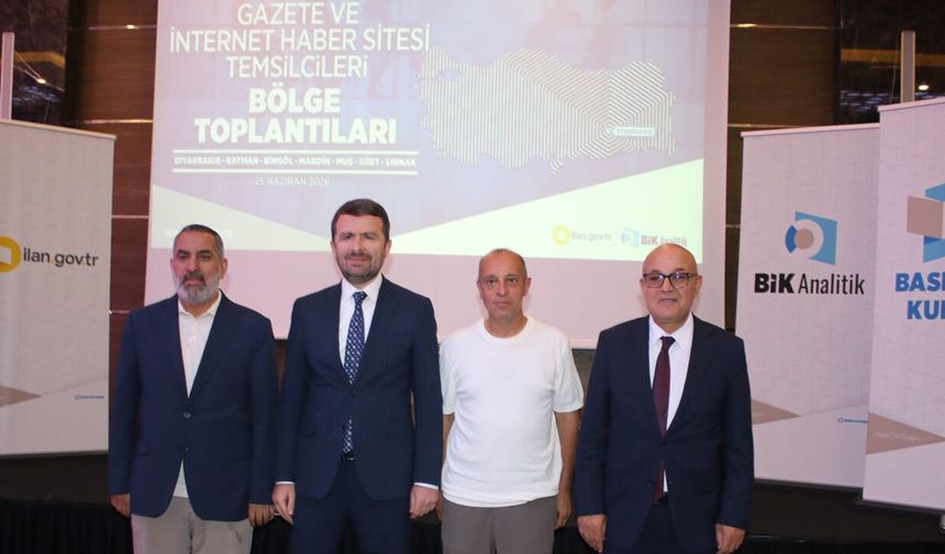 BİK Genel Müdürü Çay, Bölgedeki Gazetelerin Temsilcileriyle Biraraya Geldi
