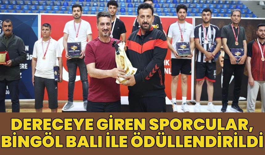 Dereceye Girenler, Bingöl Balı ile Ödüllendirildi!