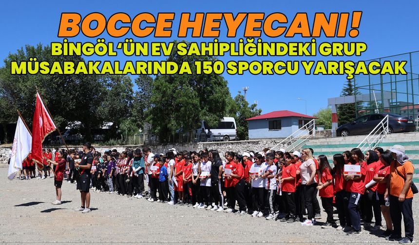 Bingöl'de Bocce Grup Müsabakaları Heyecanı!