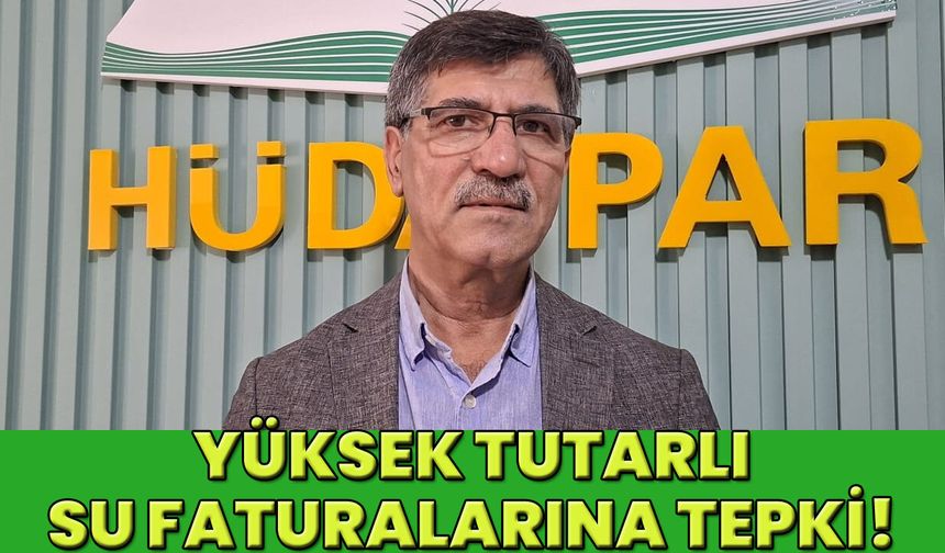 Bingöl’de Yüksek Tutarlı Su Faturalarına Tepki