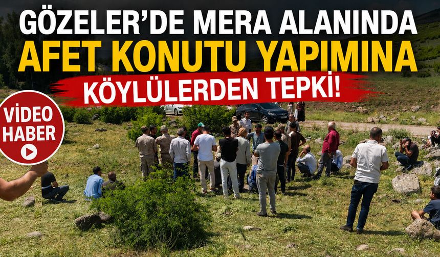 Gözeler Köyü’nde Köylüler ile Jandarma Ekipleri Arasında Gerginlik!