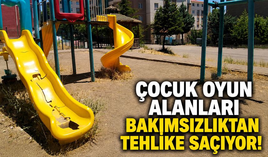 İçmeler Mahallesi'nde Çocuk Parkları Yıkık-Dökük!