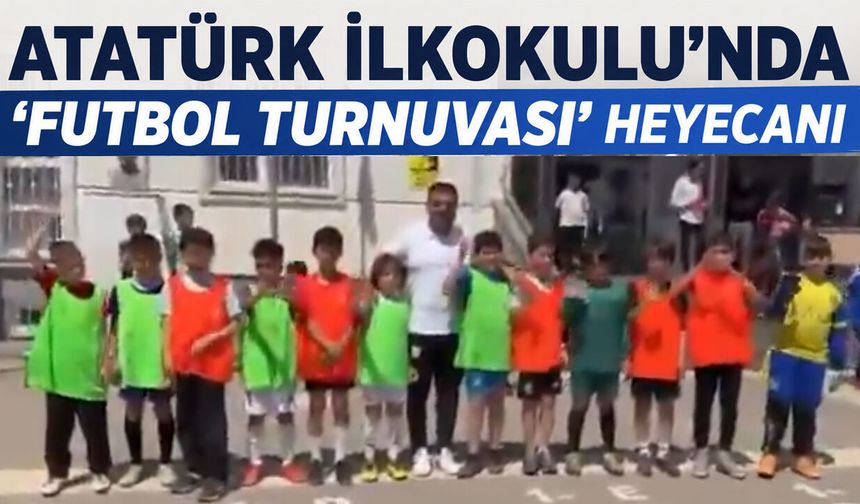 Bingöl’de İlkokul Öğrencilerinin Futbol Turnuvası Heyecanı