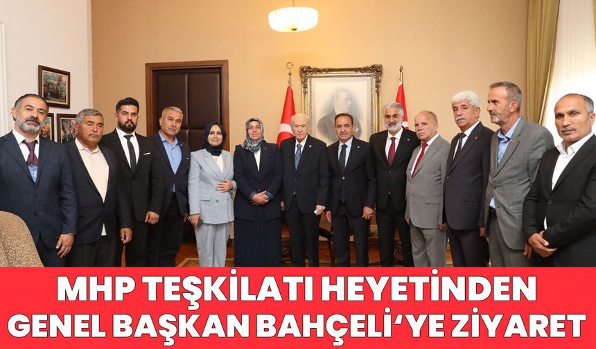 MHP Bingöl Teşkilatı'ndan Bahçeli'ye Ziyaret