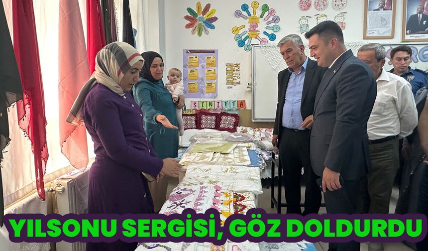 Adaklı’da El Emeği Eserler Yıl Sonu Sergisinde