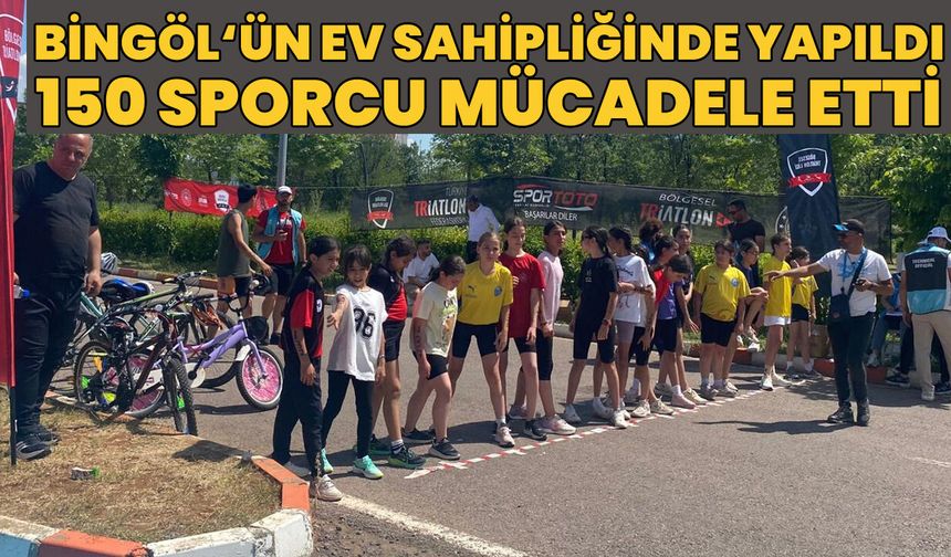 Bingöl’deki Duatlon Yarışları’na Bingöllü Sporcular Damga Vurdu!