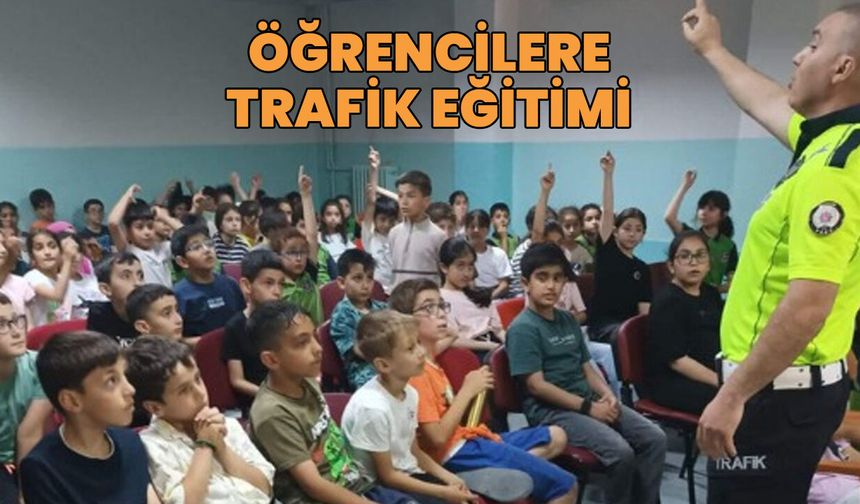 Bingöl’de Öğrencilere Trafik Eğitimi
