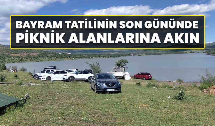 Bayram Tatilinin Son Gününde Piknik Alanlarına Akın