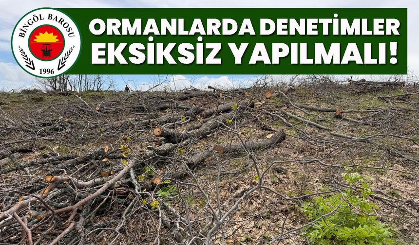 Ormanlarda Denetimler Eksiksiz Yapılmalı!