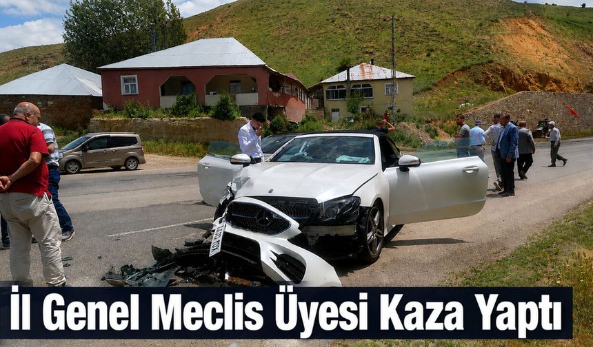 İl Genel Meclis Üyesi Kaza Yaptı
