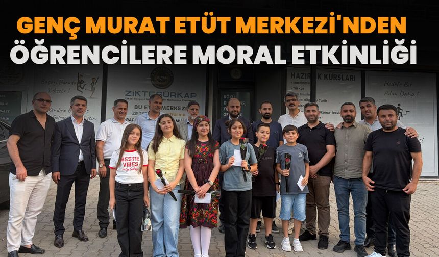 Genç Murat Etüt Merkezi'nden Öğrencilere Moral Etkinliği