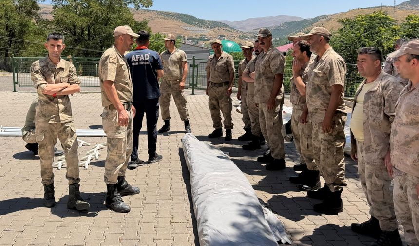 Güvenlik Korucularına Afet Eğitimi Verildi