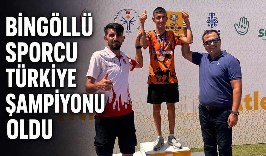 Bingöllü Sporcu Türkiye Şampiyonu Oldu