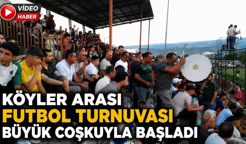 Köyler Arası Futbol Turnuvası Büyük Coşkuyla Başladı