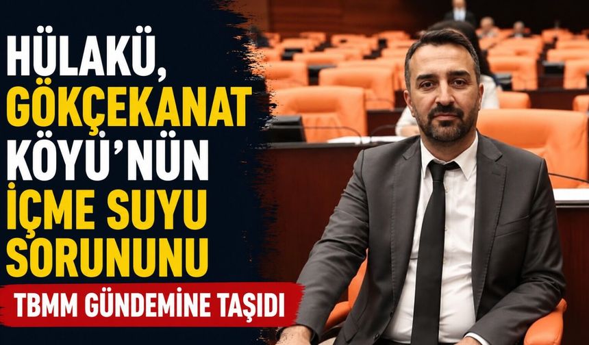 Hülakü, Gökçekanat Köyü'nün İçme Suyu Sorununu TBMM Gündemine Taşıdı