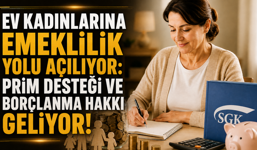 Ev Kadınlarına Emeklilik Yolu Açılıyor: Prim Desteği Ve Borçlanma Hakkı Geliyor!