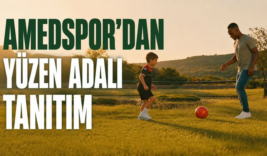 Amedspor'dan Yüzen Adalı Tanıtım