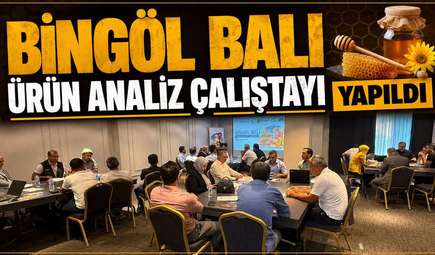 Bingöl Balı için Ürün Analiz Çalıştayı