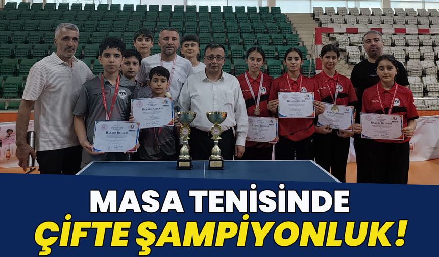 Masa Tenisi'nde Çifte Şampiyonluk