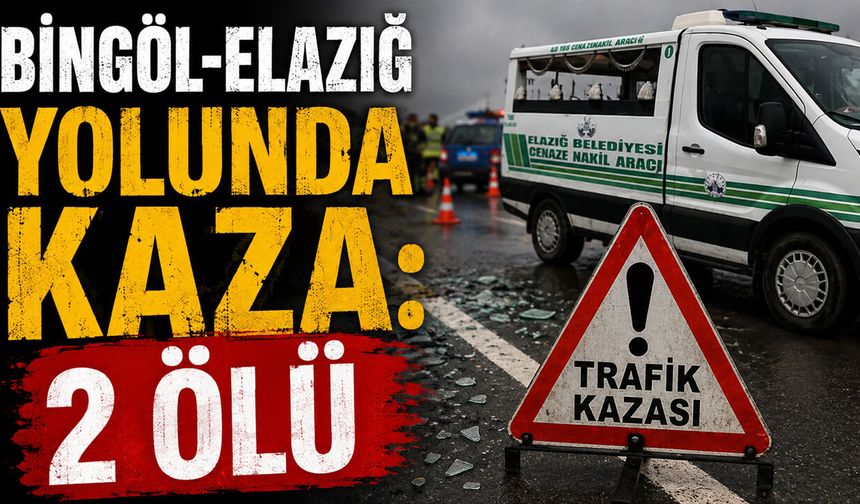 Bingöl-Elazığ Yolunda Kaza: 2 Ölü
