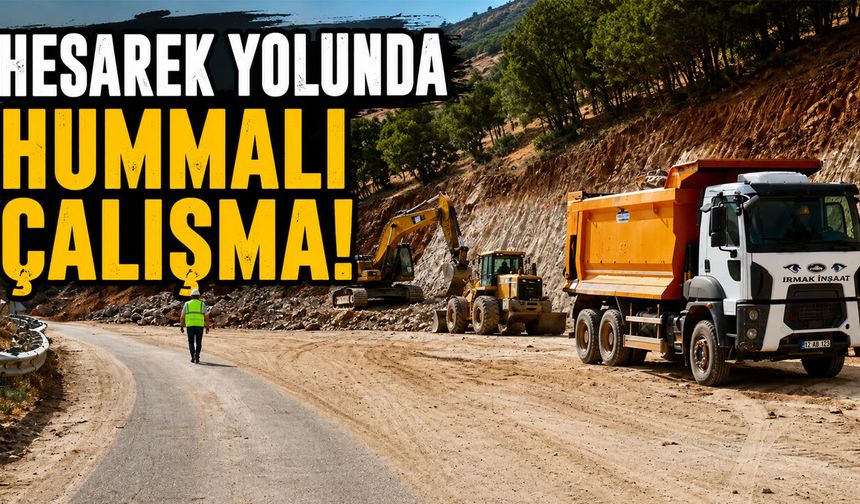 Hesarek Kayak Merkezi Yolunda Hummalı Çalışma!