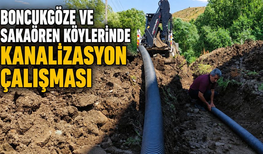Karlıova’nın Köylerinde Altyapı Çalışması