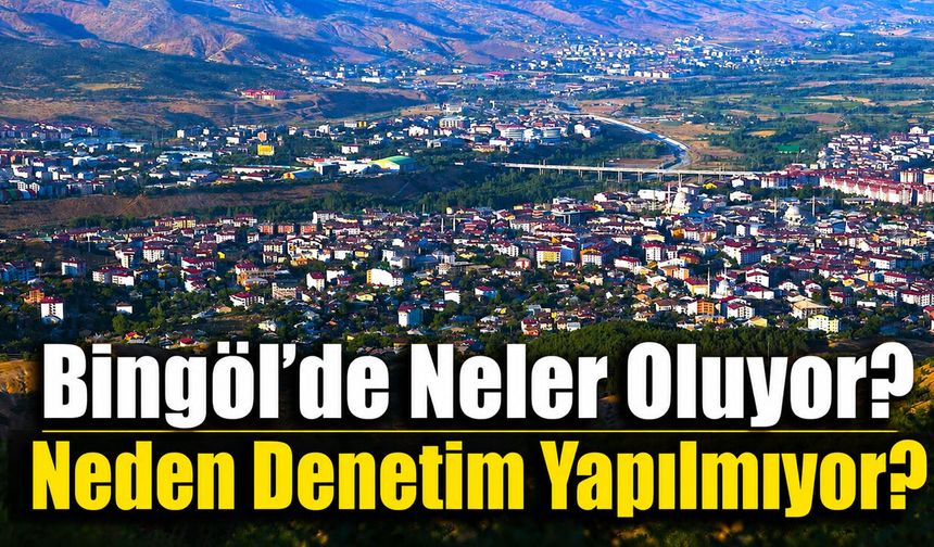 Bingöl’de Neler Oluyor? Neden Denetim Yapılmıyor?
