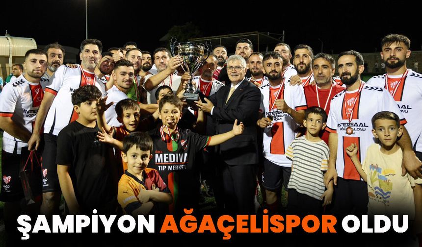 Şampiyon Ağaçelispor Oldu