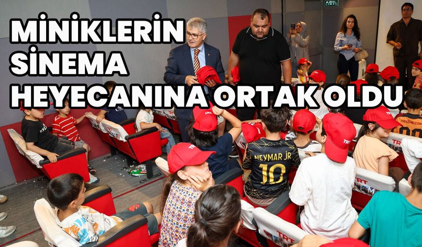 Sinema Tırı Bingöl’de Çocuklara Kapılarını Açtı
