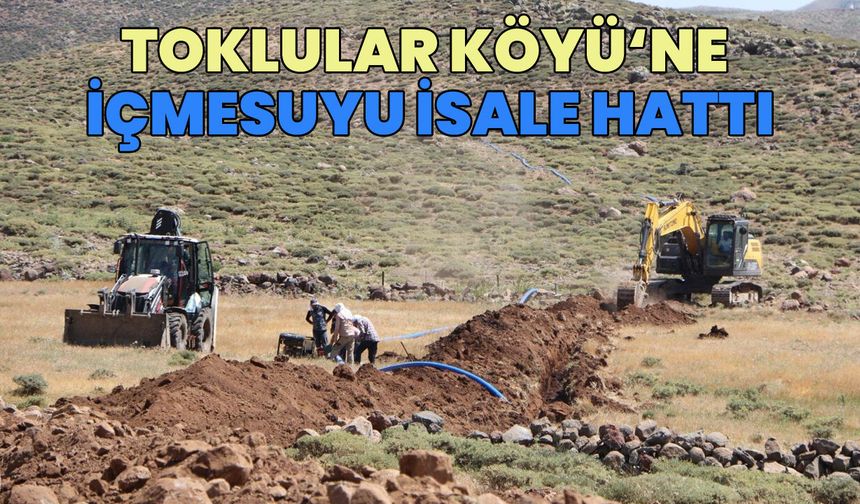 Karlıova’nın Köyüne İçmesuyu Hattı