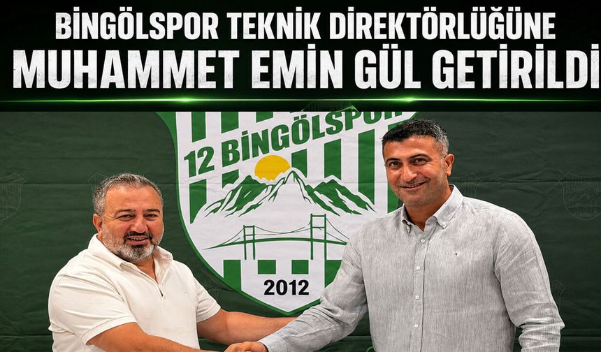 12 Bingölspor Teknik Direktörlüğüne Muhammet Emin Gül Getirildi