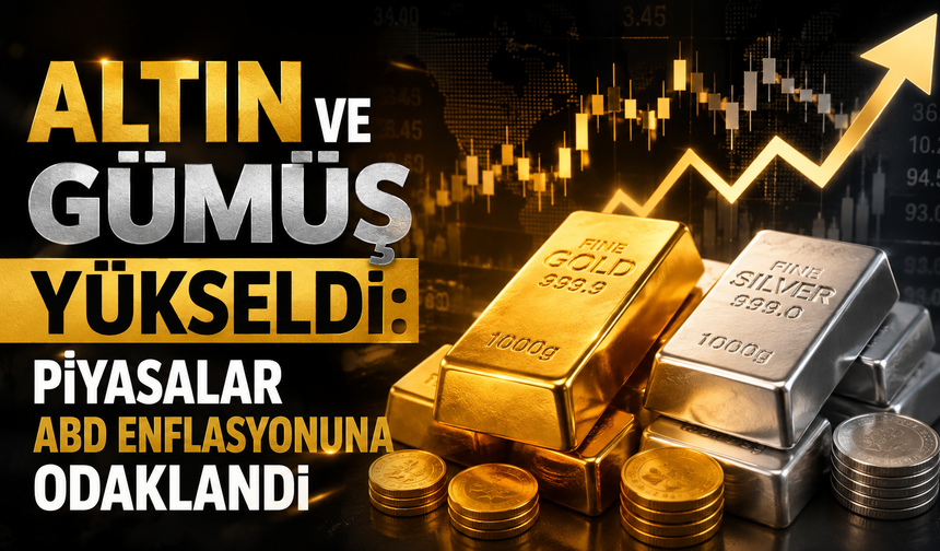 Altın Ve Gümüş Yükseldi: Piyasalar ABD Enflasyonuna Odaklandı