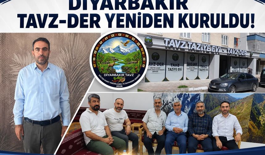 Diyarbakır Tavz-Der Yeniden Faaliyette: İlk İcraat Taziye Evi Oldu