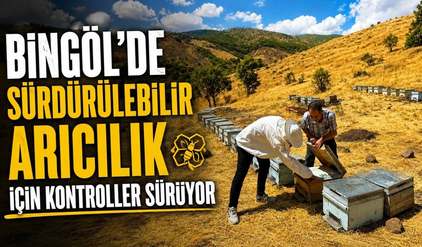 Bingöl’de Sürdürülebilir Arıcılık İçin Kontroller Sürüyor