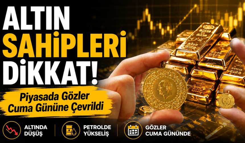 Altın Sahipleri Dikkat! Piyasada Gözler Cuma Gününe Çevrildi