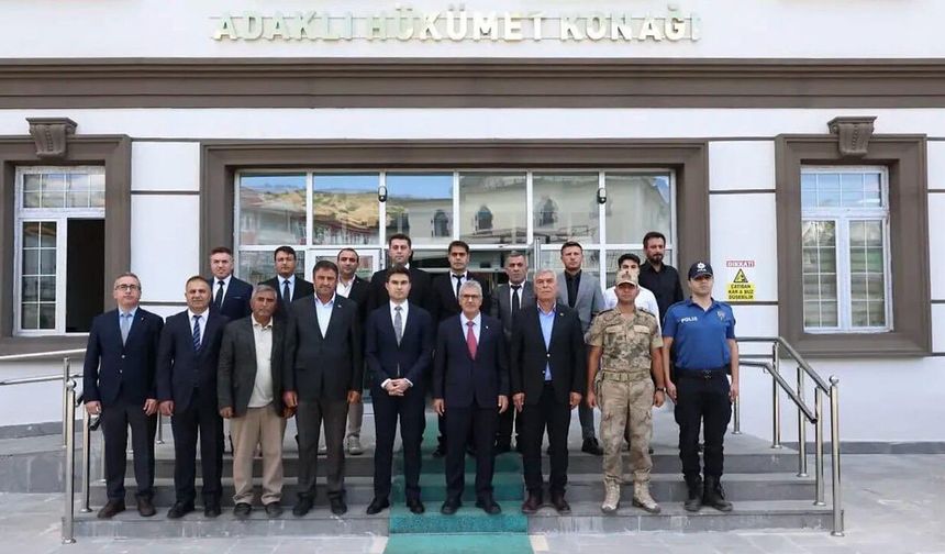 Vali Çelik’ten Adaklı İlçesine Ziyaret