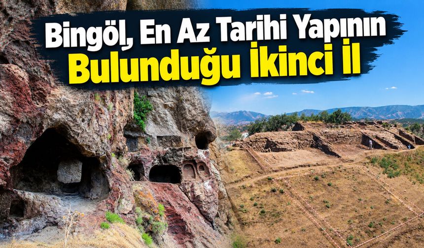 Bingöl, En Az Tarihi Yapının Bulunduğu İkinci İl