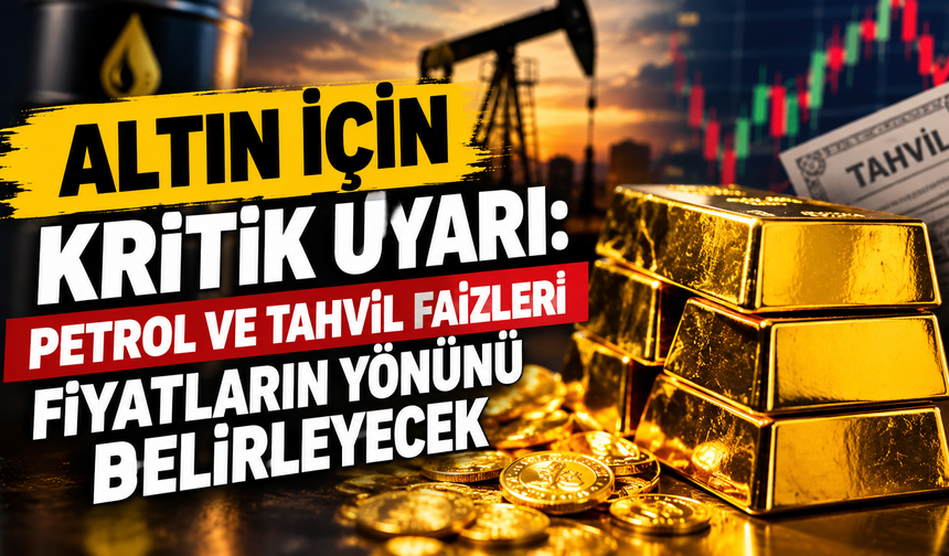 Altın İçin Kritik Uyarı: Petrol ve Tahvil Faizleri Fiyatların Yönünü Belirleyecek