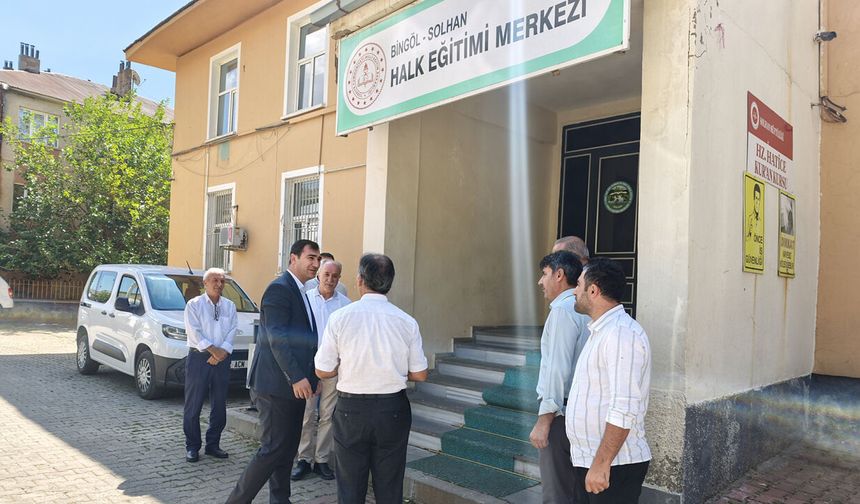Kaymakam Ayaz’dan Halk Eğitim Merkezi’ne Ziyaret