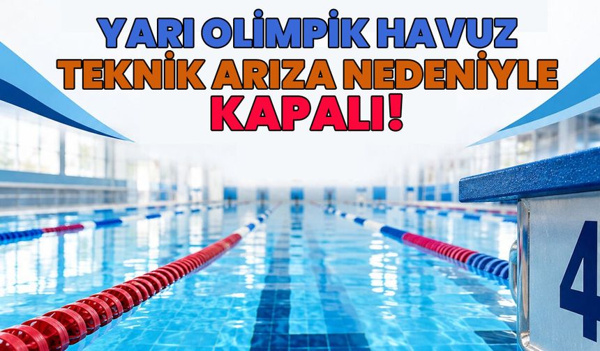 Bingöl’de Yarı Olimpik Havuz Kapalı!
