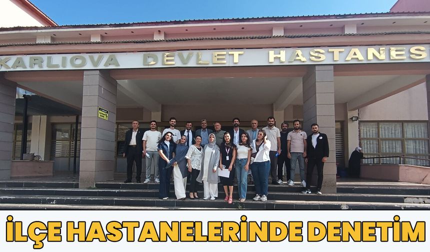 Bingöl'ün İlçelerindeki Hastaneler Denetlendi