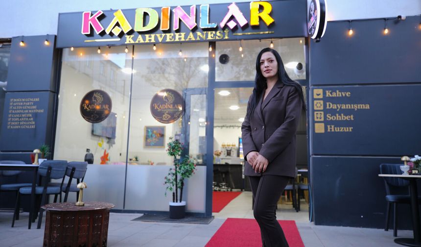 İŞKUR Desteğiyle Bingöl'ün İlk Kadın Kahvehanesini Kurdu
