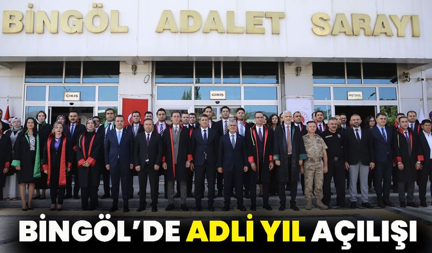 Bingöl’de Adli Yıl Açılışı