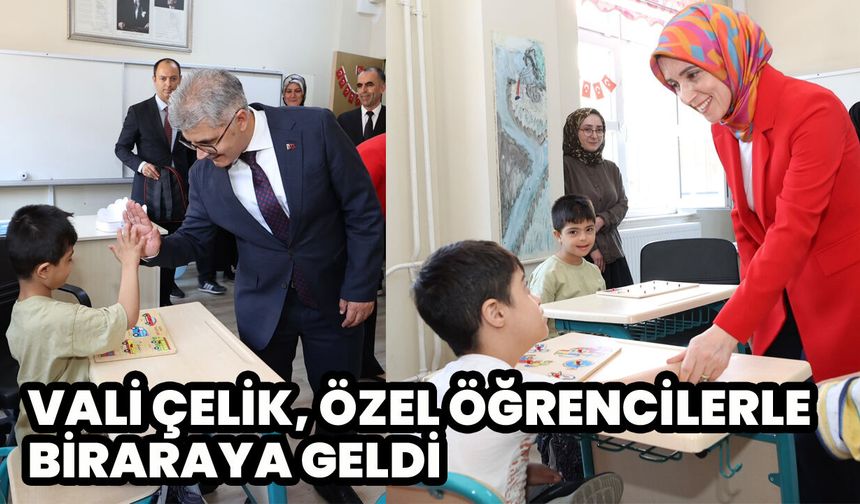 Vali Çelik, Özel Öğrencilerle Biraraya Geldi